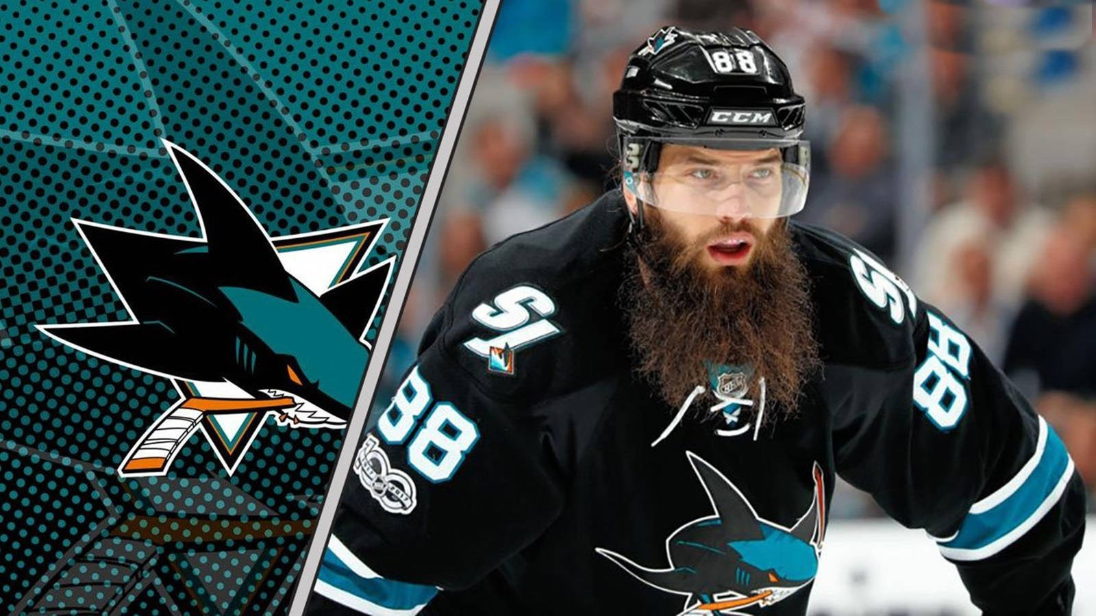 Brent Burns Stanley Cup Contender Wallpaper