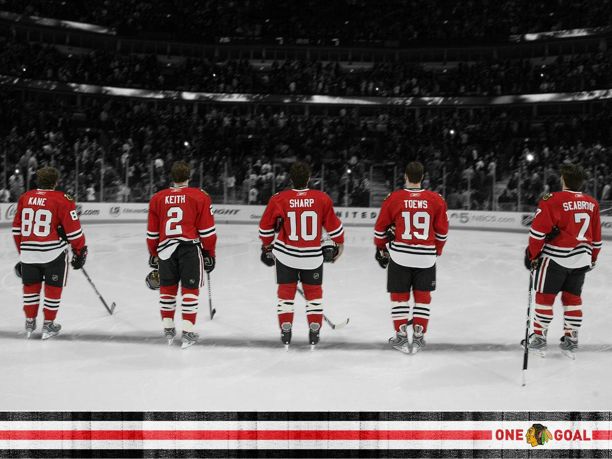 Brent Seabrook Kane Sharp Keith Toews Wallpaper