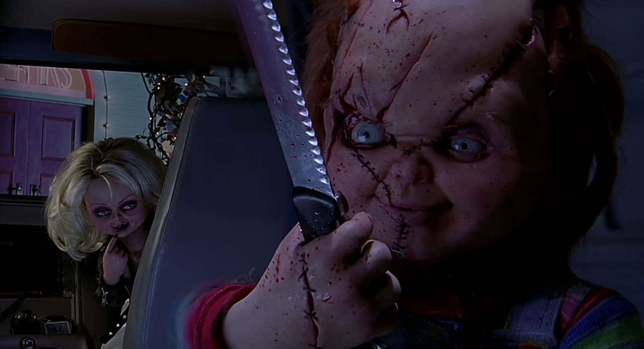 Brideof Chucky Dollsin Car Wallpaper