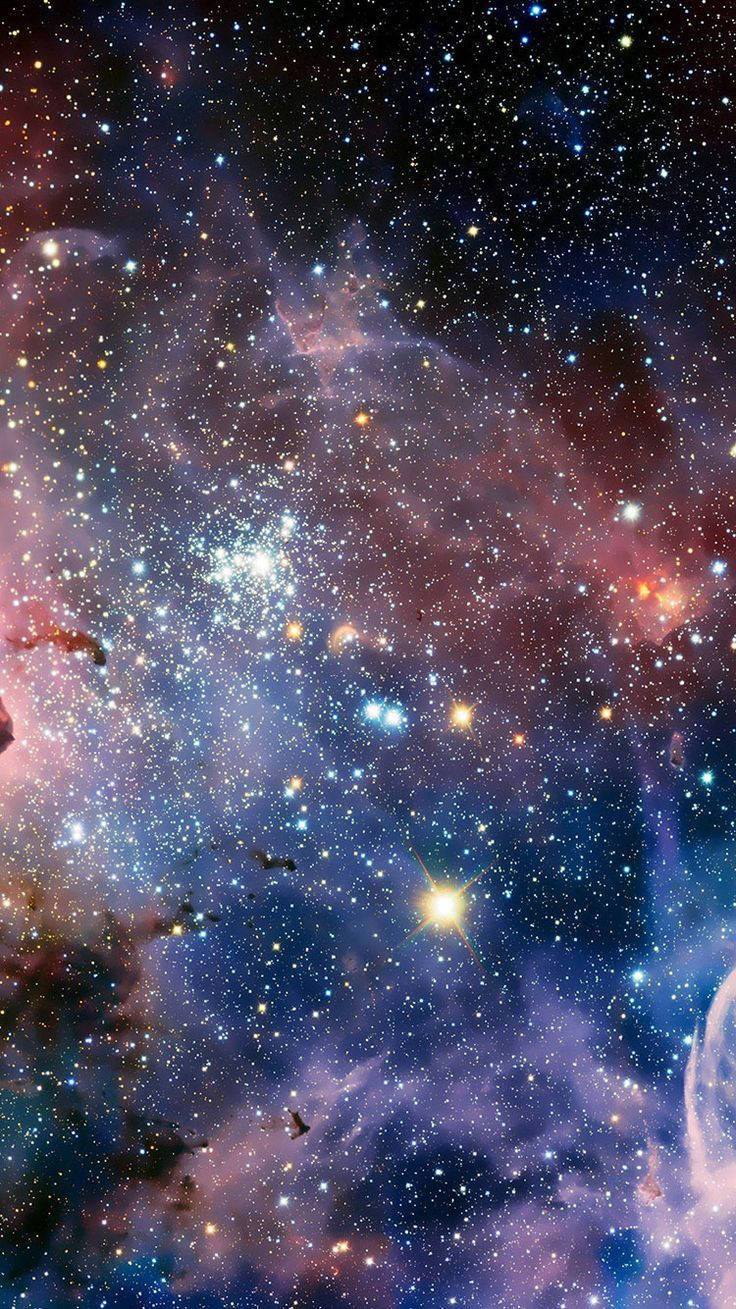 Bright Cosmic Galaxy Wallpaper