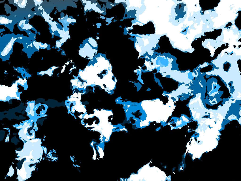 Brighten Up Your Style With Blue Camo Wallpaper