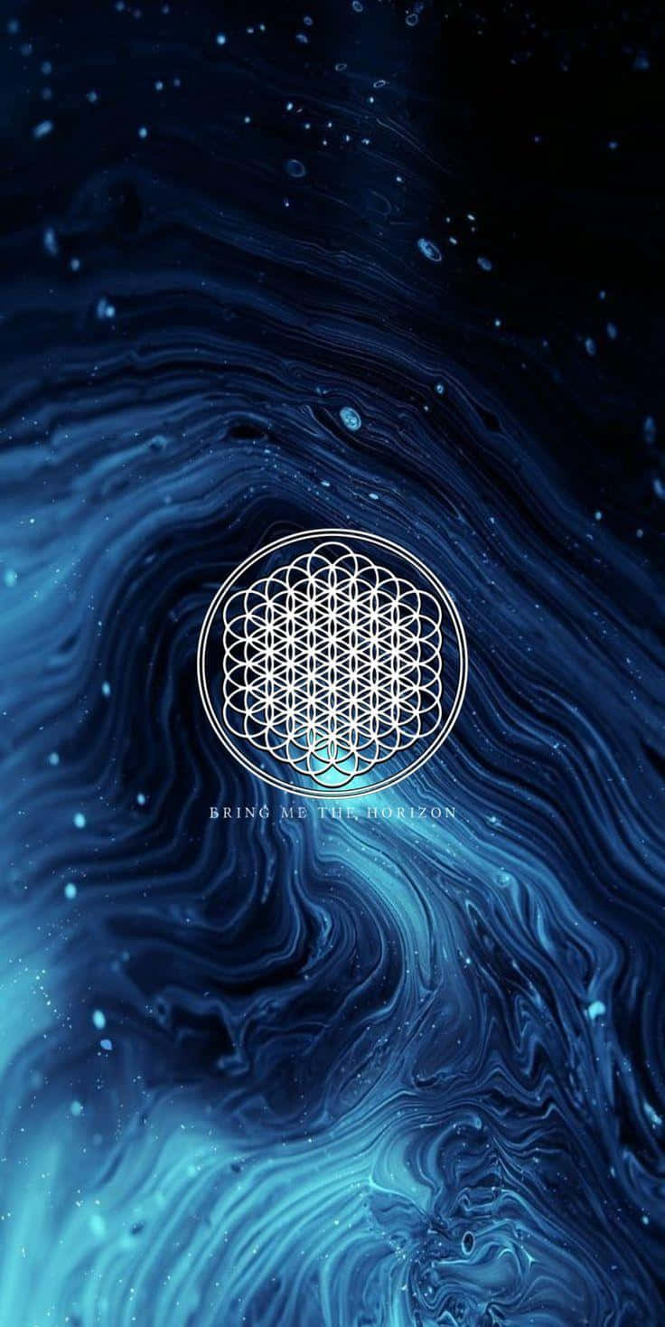 Bring Me The Horizon Blue Abstract Art Wallpaper