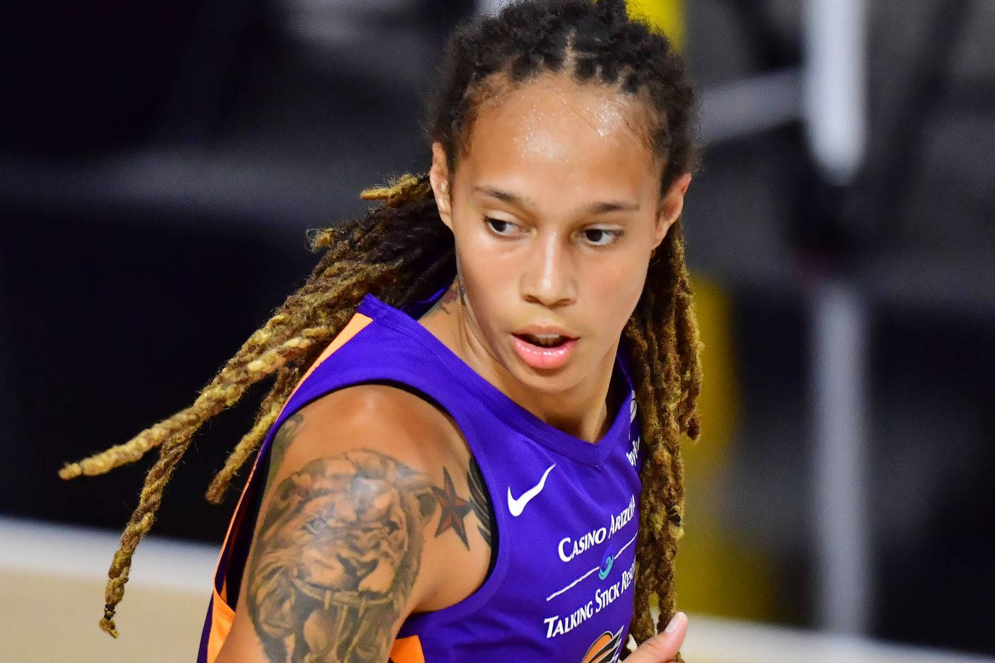 Brittney Griner Lion Tattoo Wallpaper