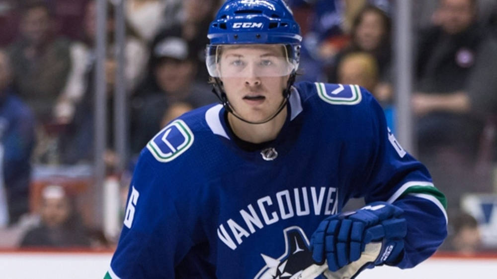 Brock Boeser Vancouver Canucks Shocked Reaction Wallpaper