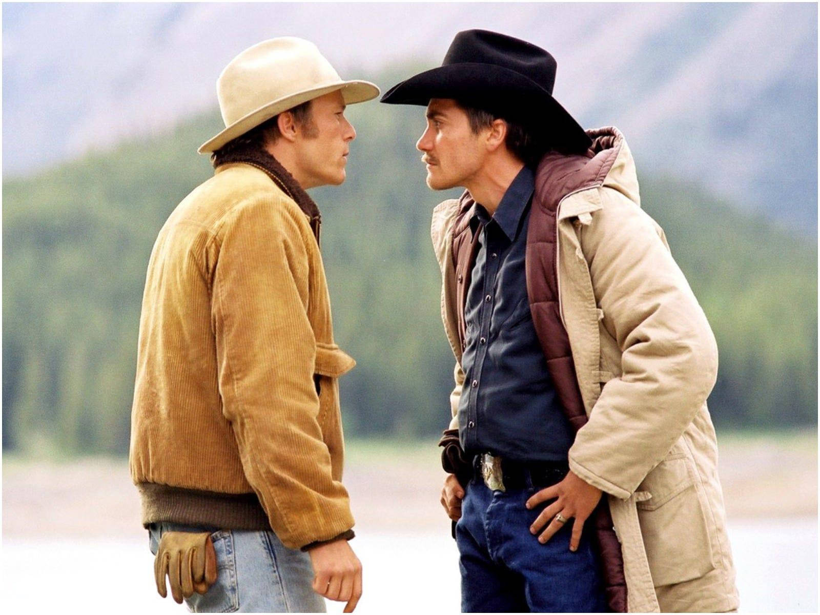 Brokeback Mountain Face To Face Wallpaper