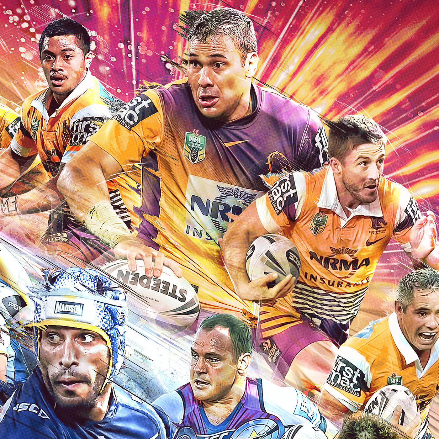 Broncos Vs. Cowboys Nrl Wallpaper