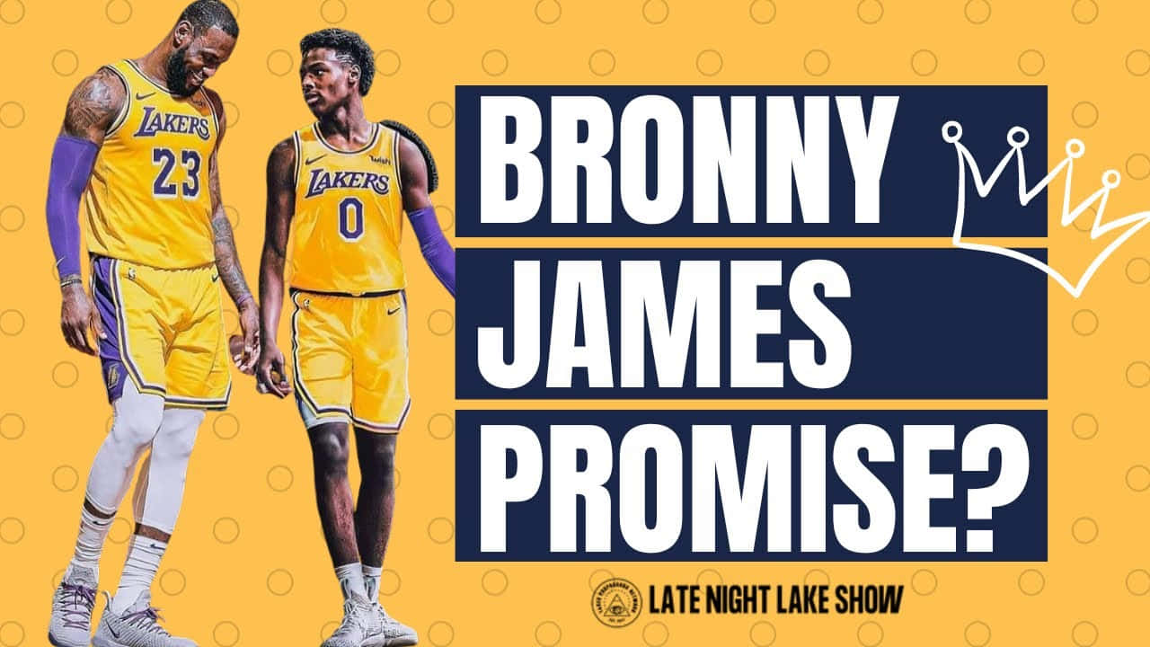 Bronny James For A Sports Podcast Wallpaper