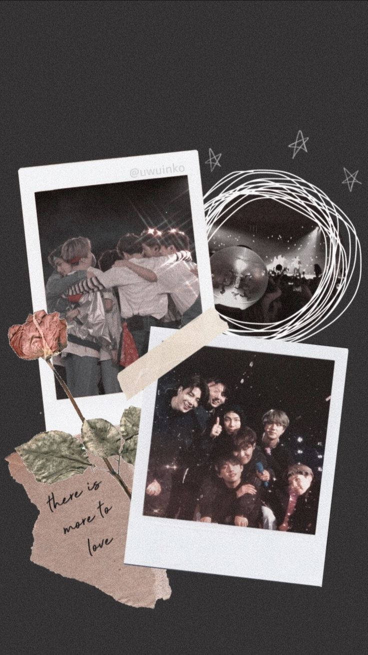 Bts Aesthetic Journal Collage Wallpaper