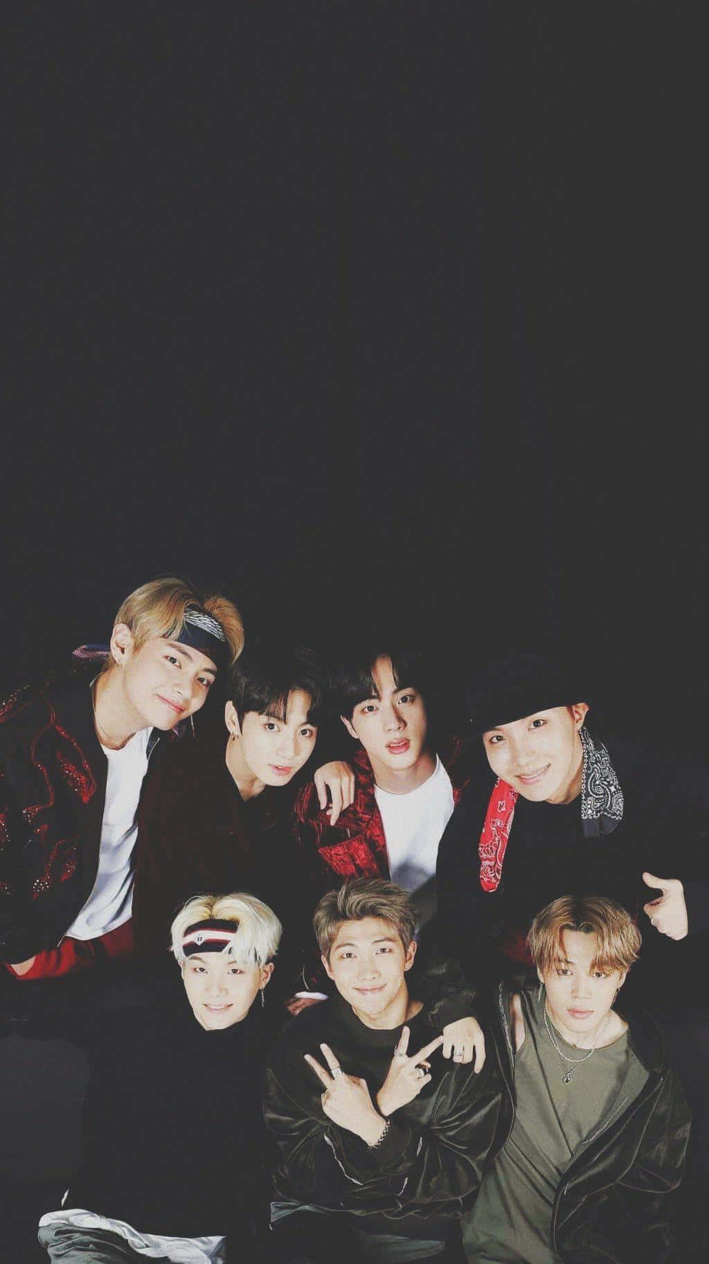 Bts Black Iphone Wallpaper