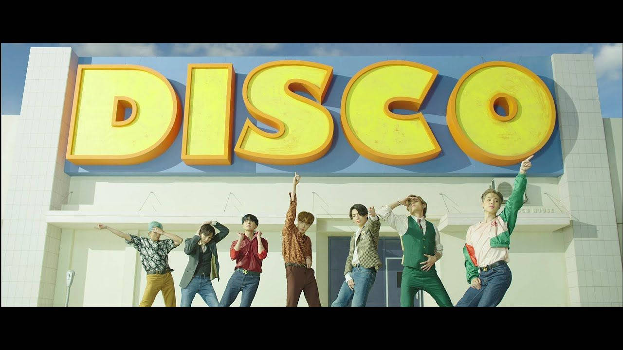 Bts Desktop Dynamite Disco Sign Wallpaper