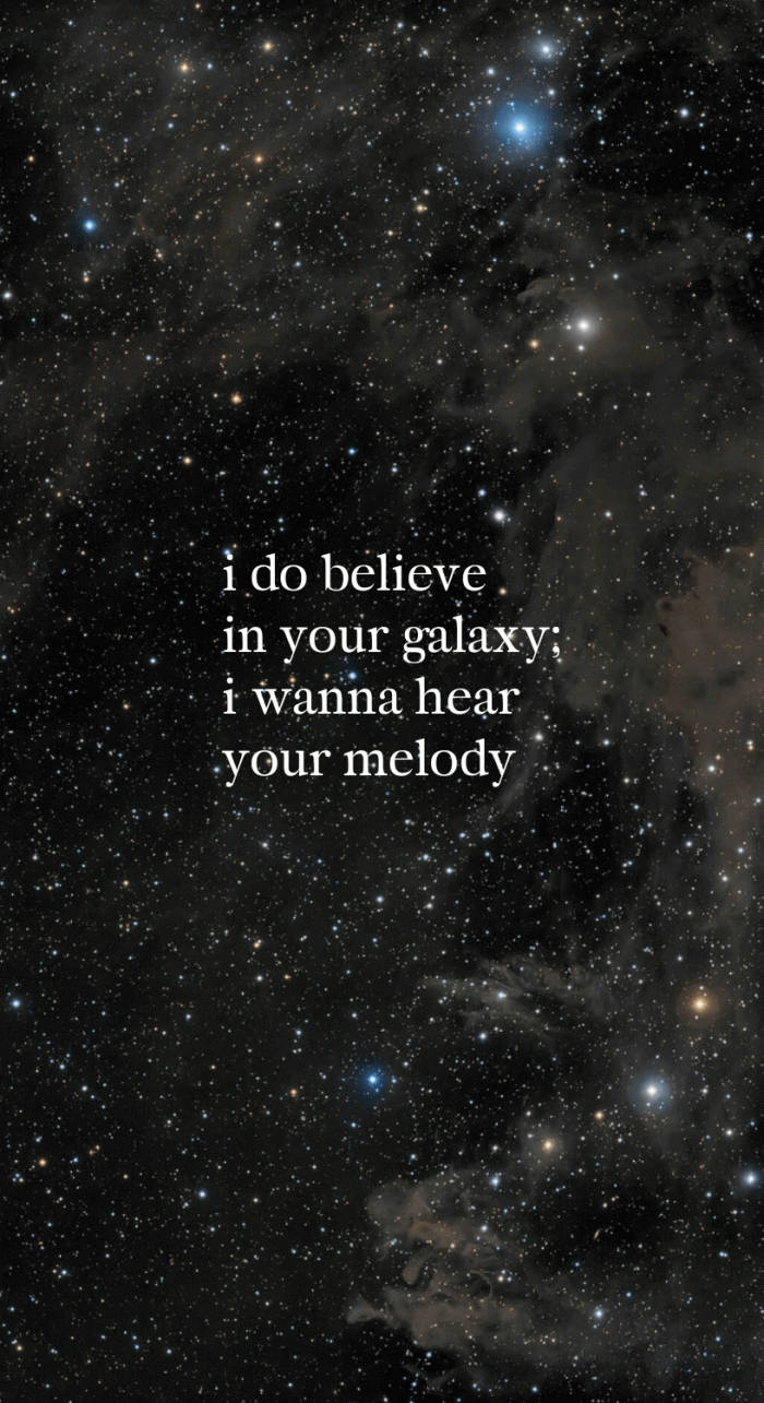 Bts Galaxy I Wanna Hear Your Melody Wallpaper