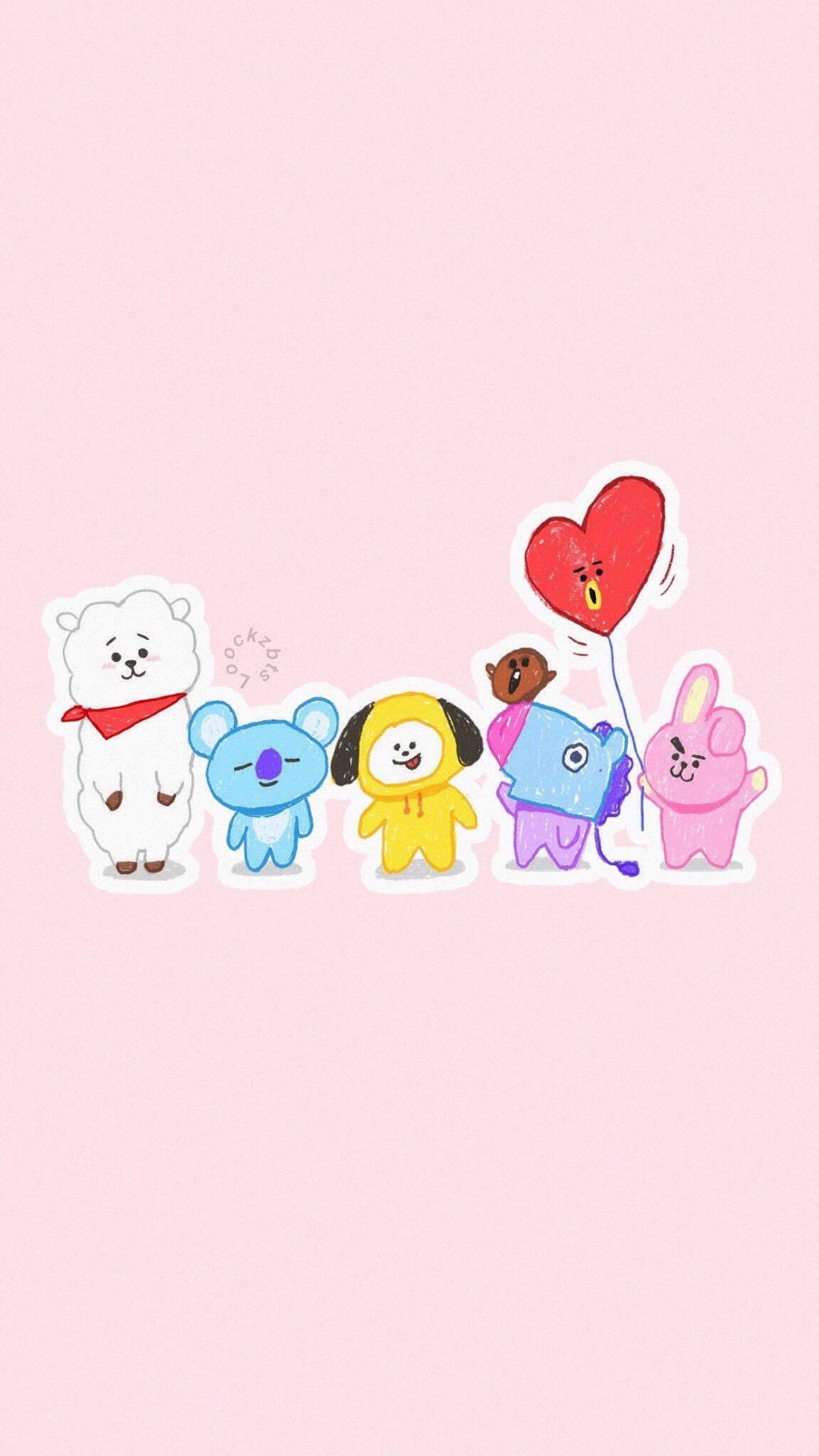 Bts Is Here To Brighten Up Your Day With Bt21 Wallpaper