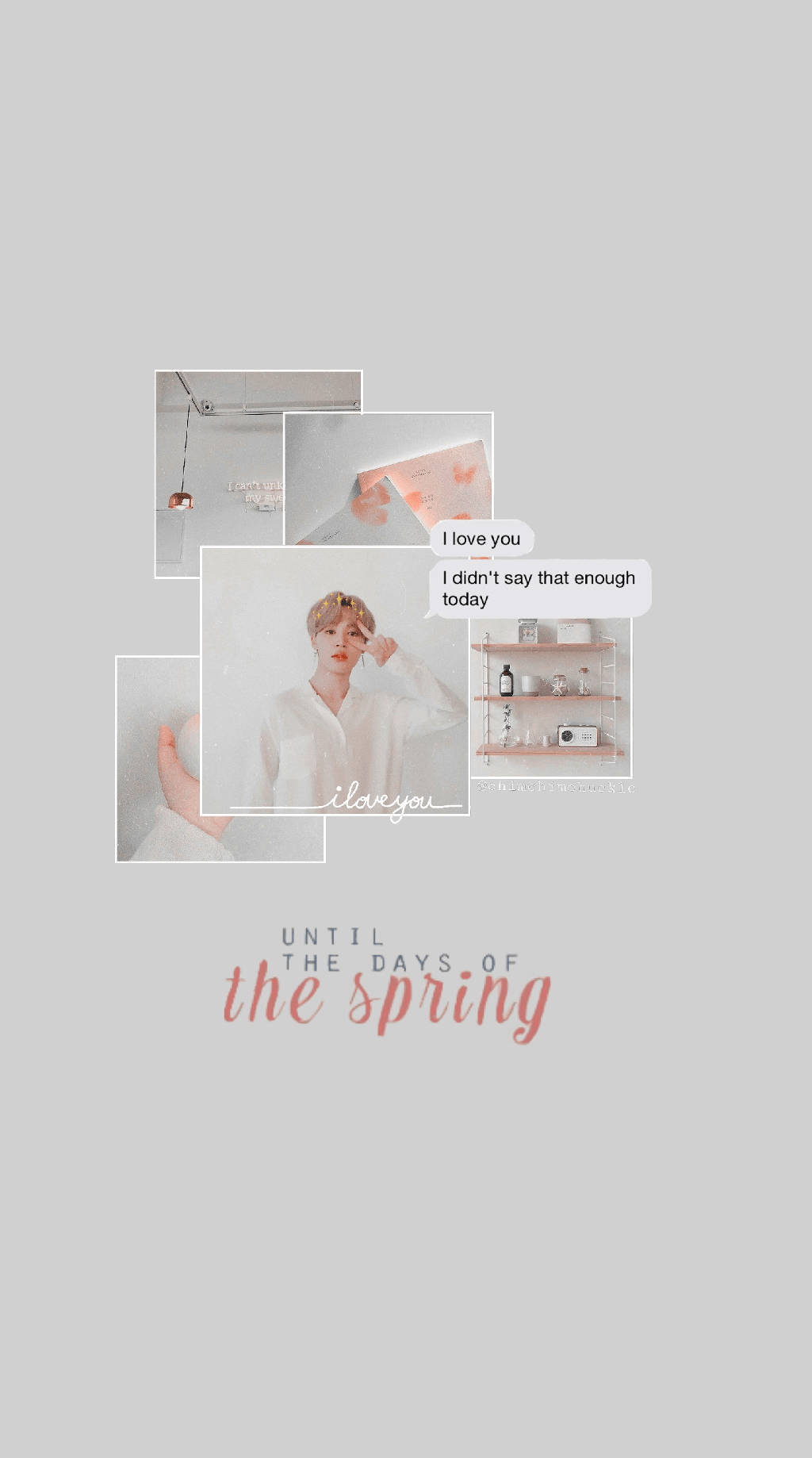 Bts Jimin Spring Day Aesthetic Lockscreen Wallpaper