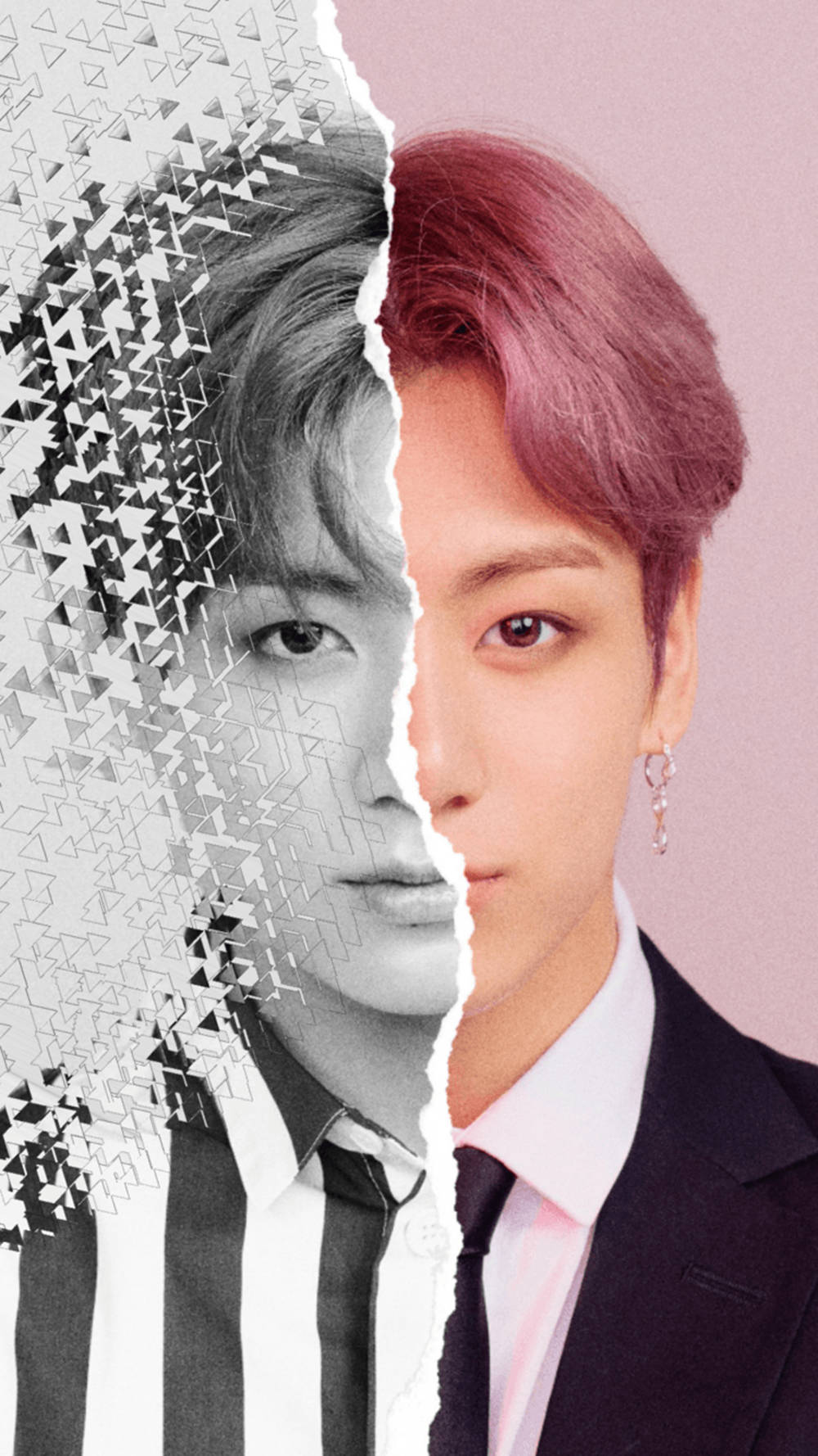 Bts Jk Love Yourself Creative Visualization Wallpaper