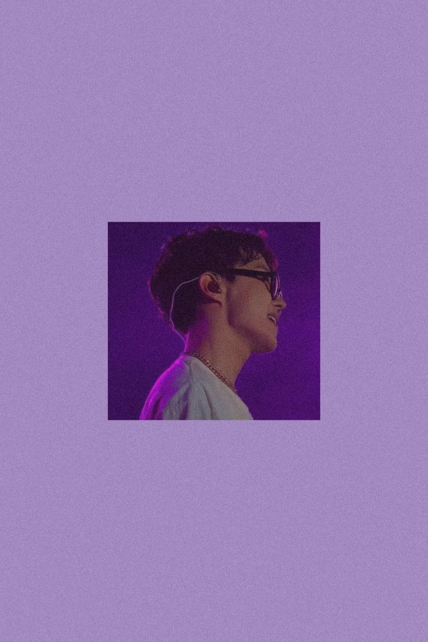 Bts Jung Hoseok Purple Aesthetic Wallpaper