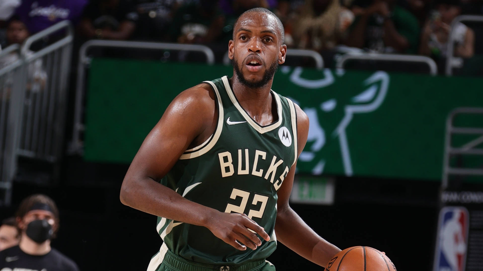 Bucks Guard Khris Middleton Wallpaper | WallpapersOK