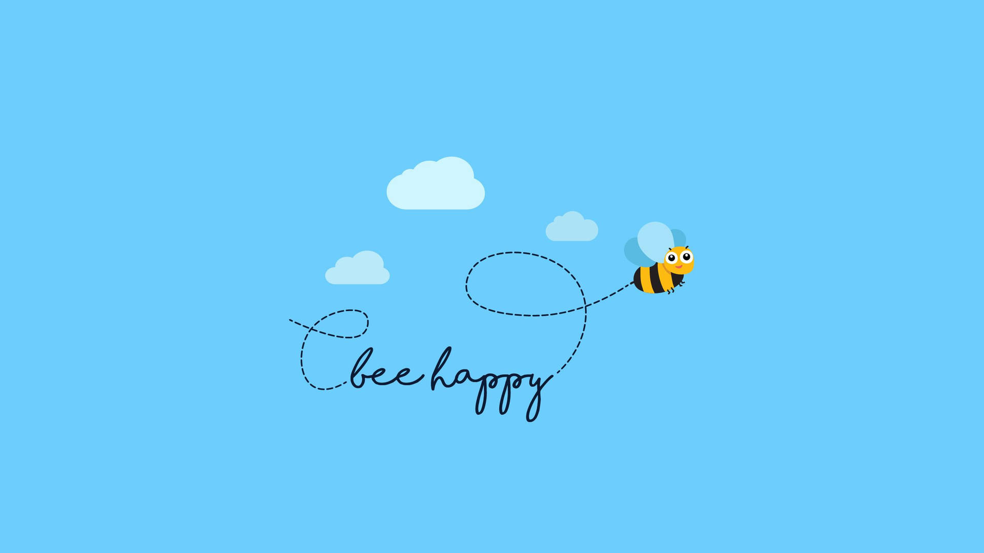 Bumble Bee Happy Bee Wallpaper