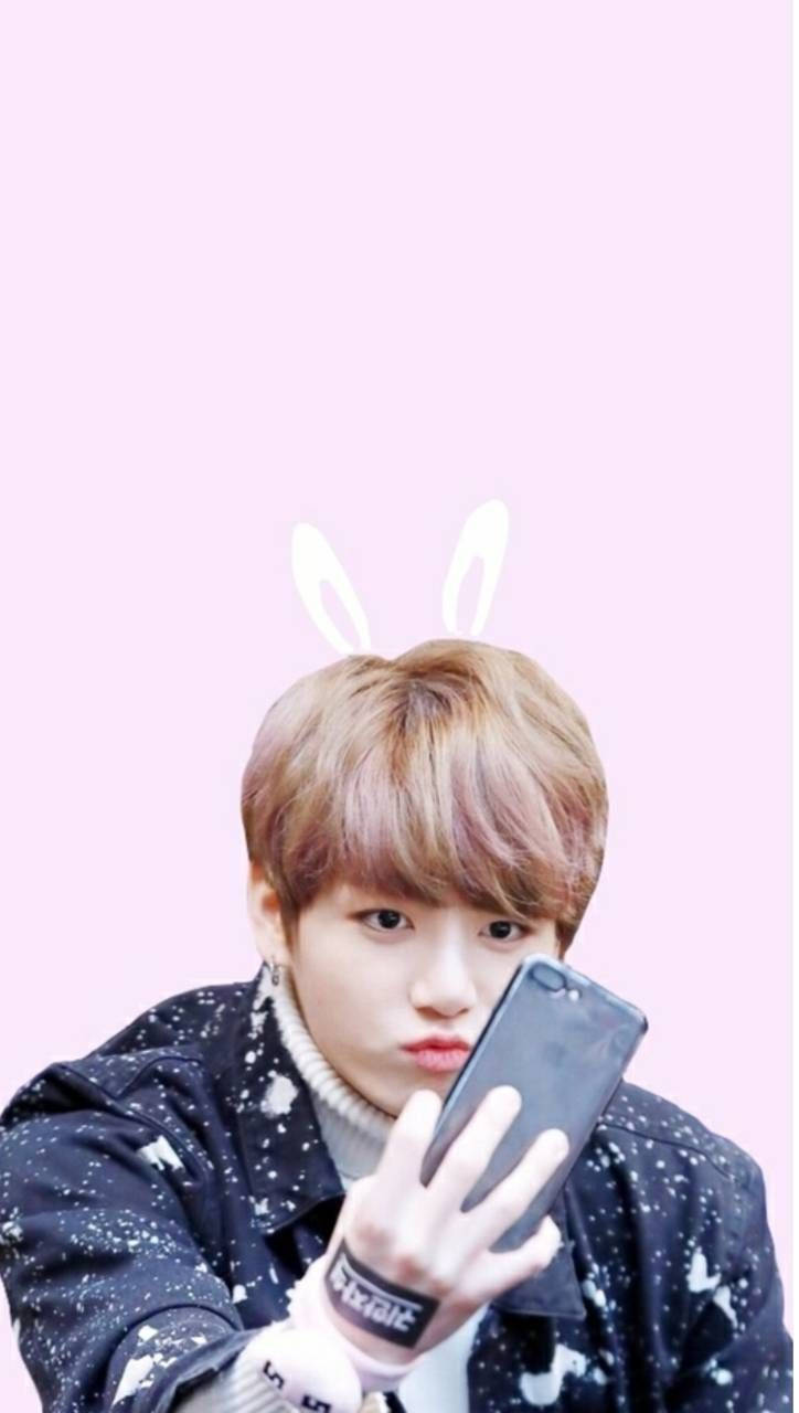 Bunny Ears Bts Cute Aesthetic Wallpaper