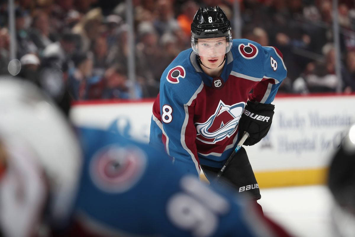 Cale Makar Leaning Forward Wallpaper