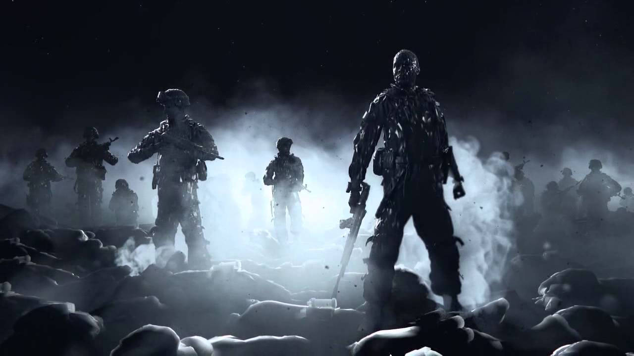 Call Of Duty Soldiers On Corpse Wallpaper
