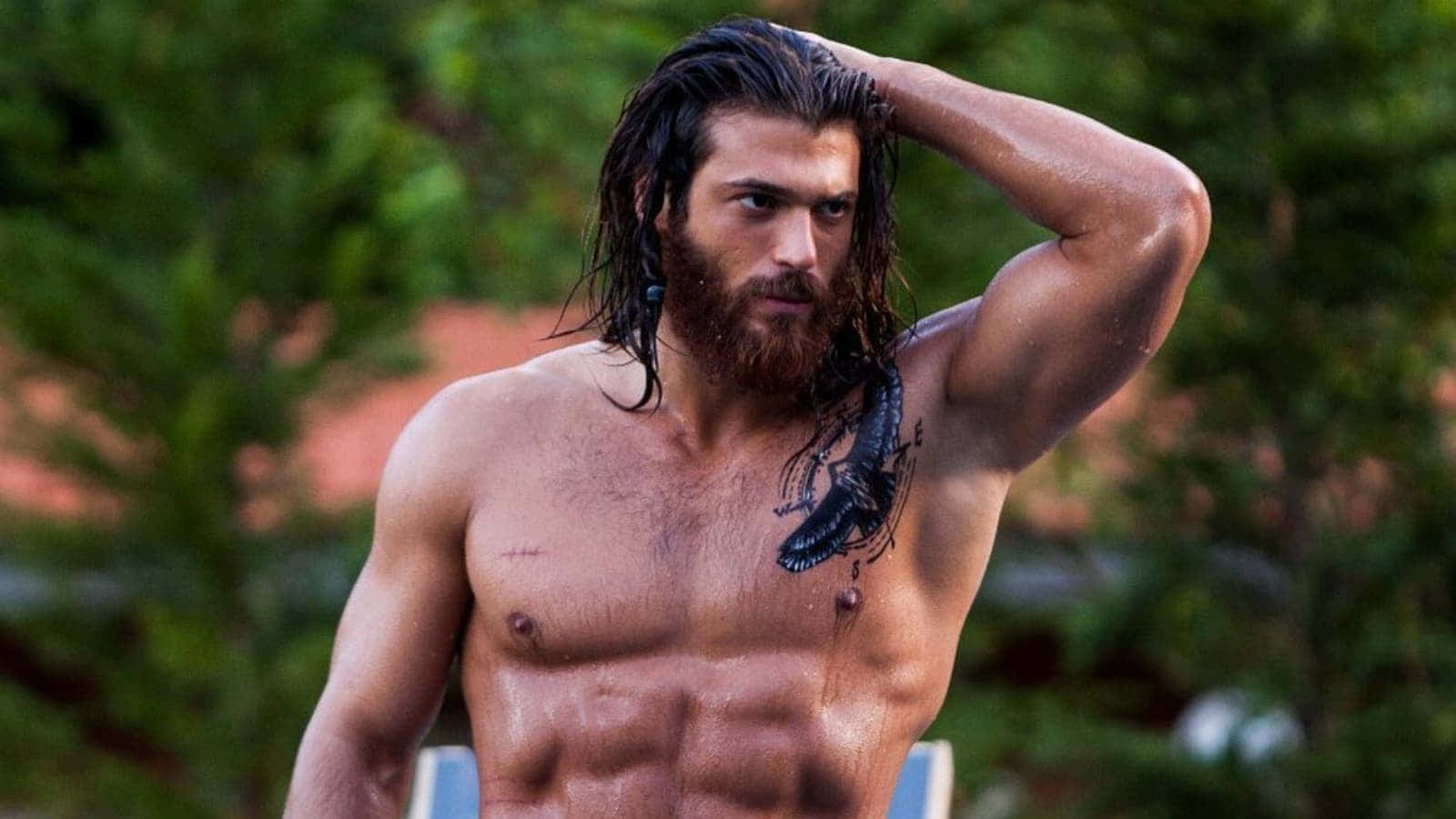 Can Yaman - An Epitome Of Handsome Charm Wallpaper