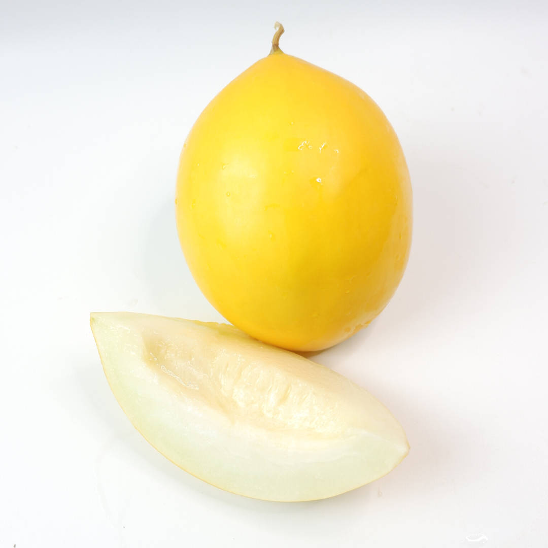 Canary Melon In Whole With One Peeled Wallpaper