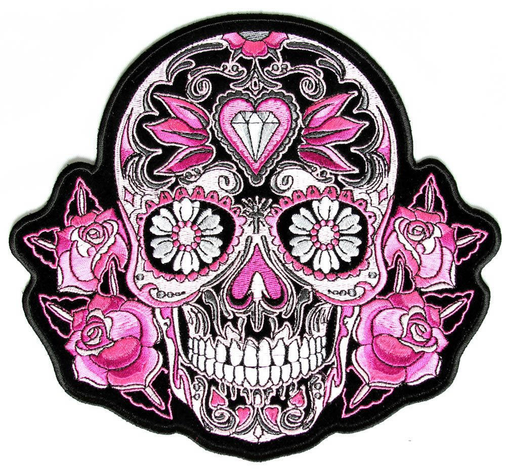 Candy Sugar Skull Design Wallpaper