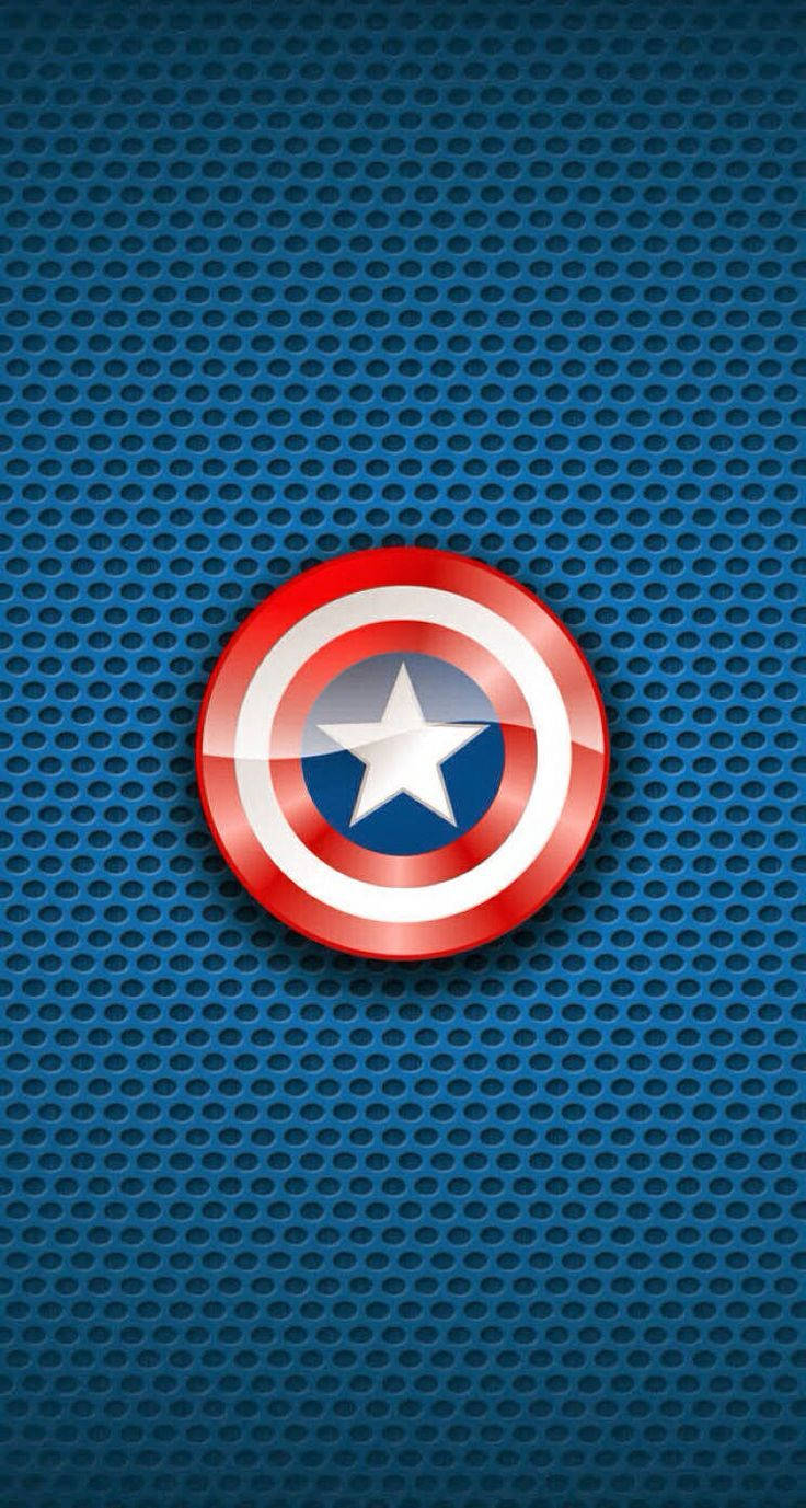 Captain America's Shield Emoji Wallpaper