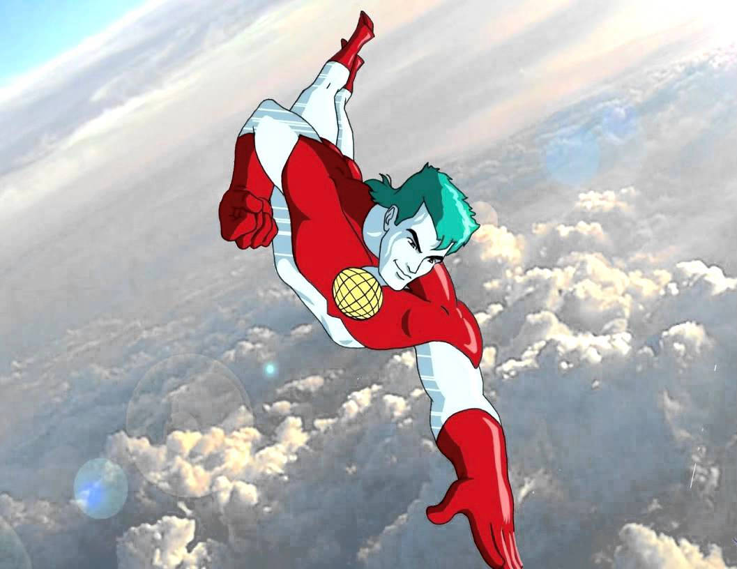 Captain Planet Flying Wallpaper