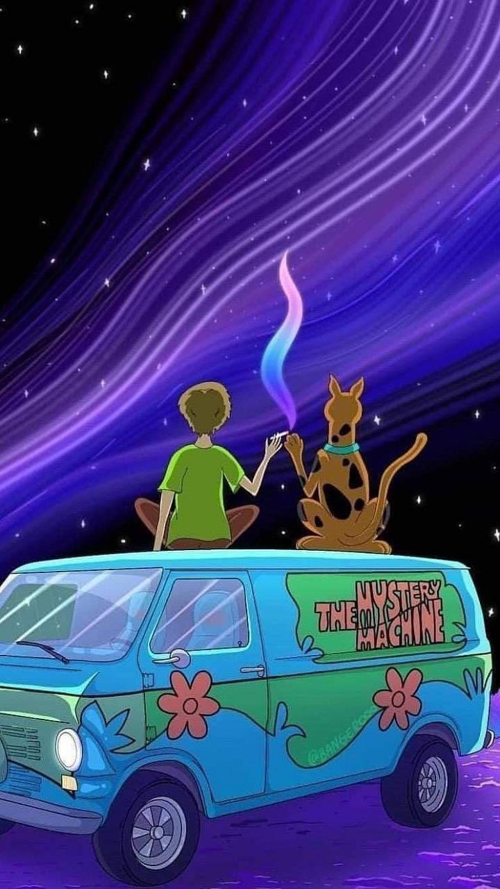 Caption: Adventurous Vibes With Scooby Doo Wallpaper