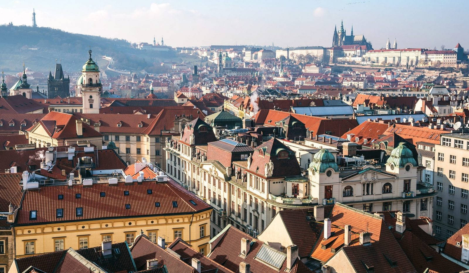 Caption: Majestic Municipal House In Prague Wallpaper