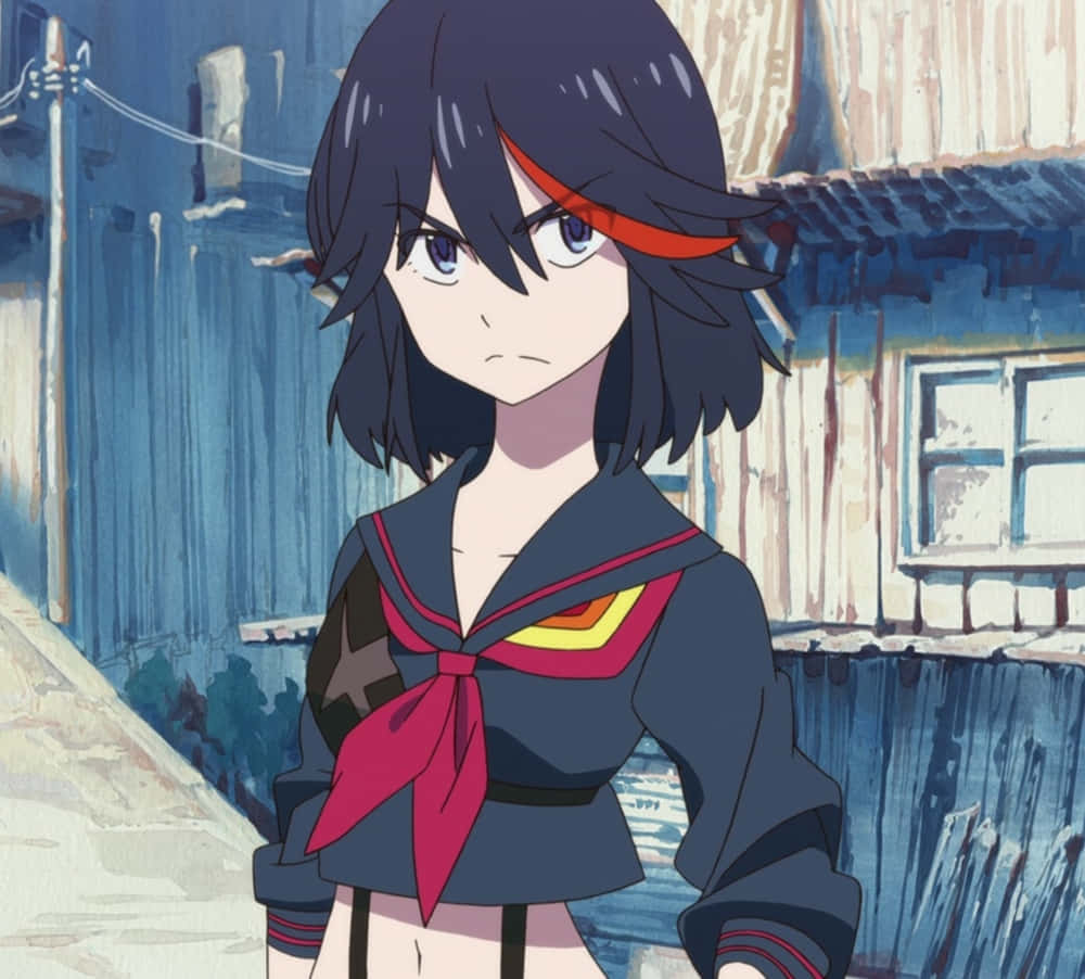 Caption: Ryuko Matoi In Action Wallpaper