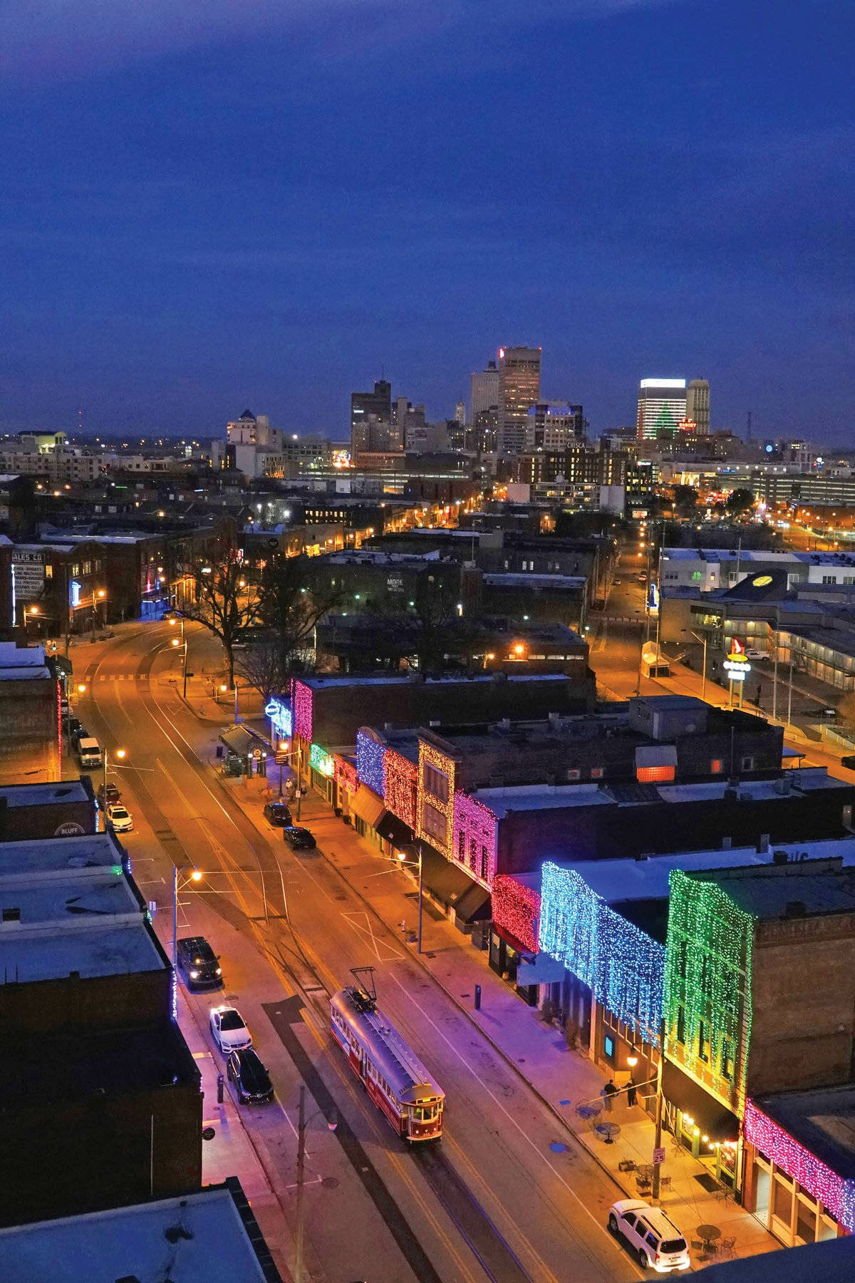 Caption: The Magnificent Skyline Of Memphis, Tennessee Wallpaper