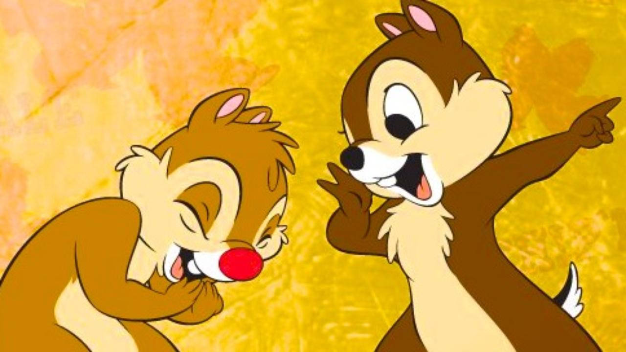 Captivating Image Of Chip N Dale Wallpaper