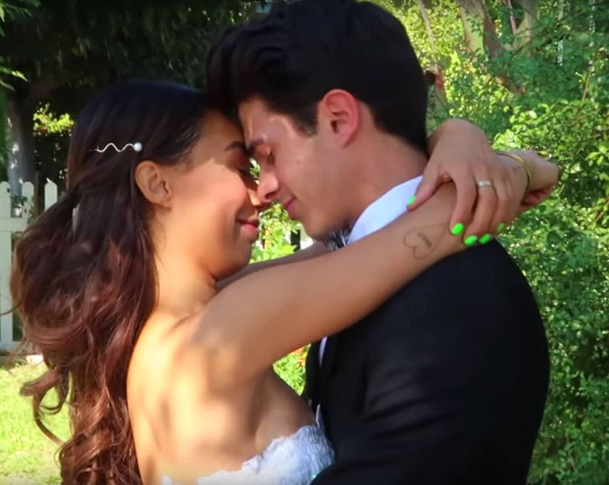 Captivating Moment: Brent Rivera And Eva's Sweet Dance Wallpaper