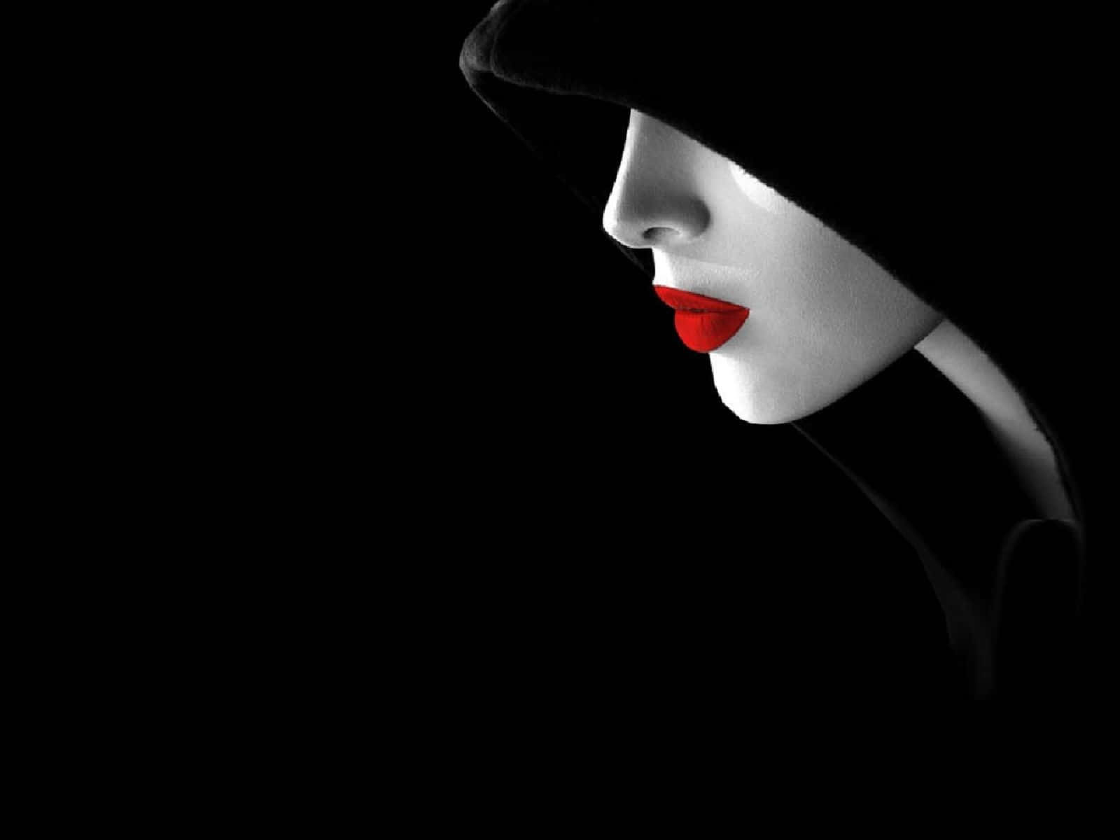 Captivating Red Lips Wallpaper