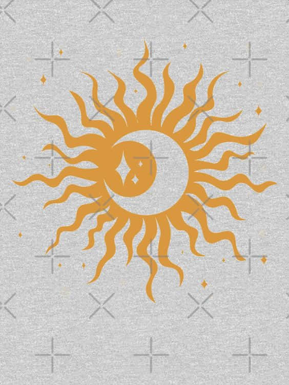 Captivating Sun And Moon Aesthetic Wallpaper