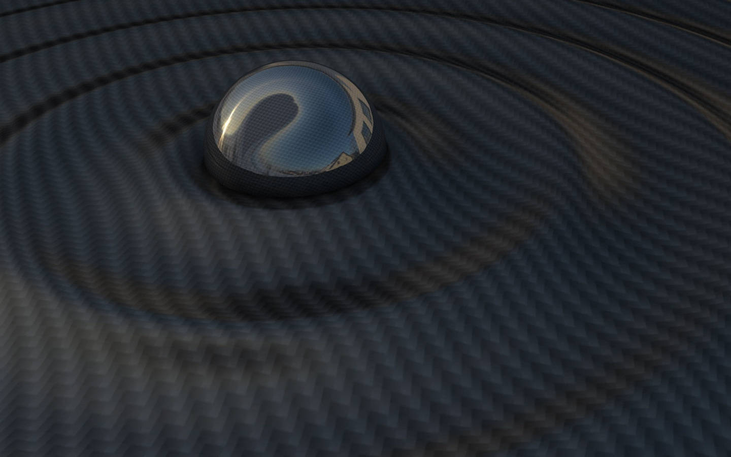 Carbon Fiber Droplet 4k Wallpaper