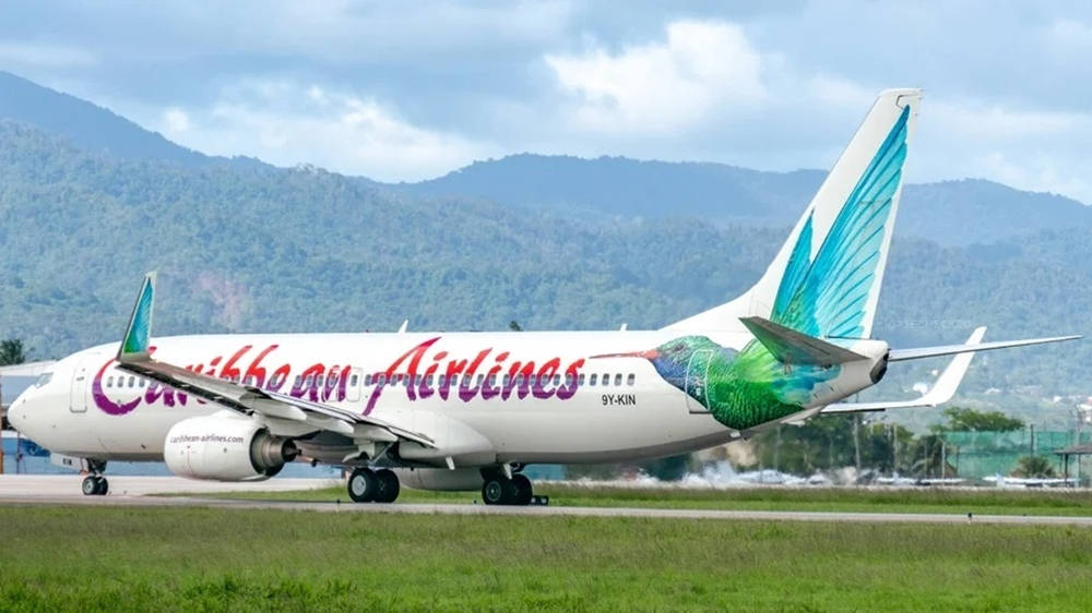 Caribbean Airlines Bird Tail Mural Wallpaper