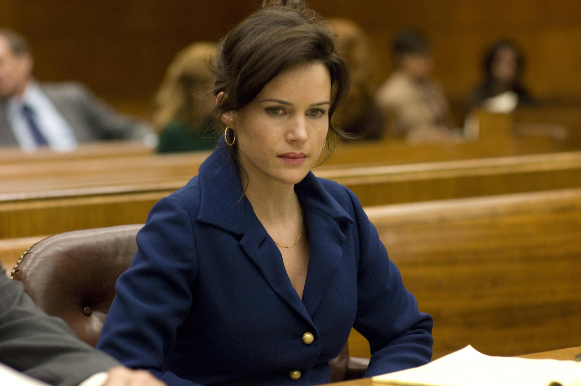 Carla Gugino Court Scene Wallpaper