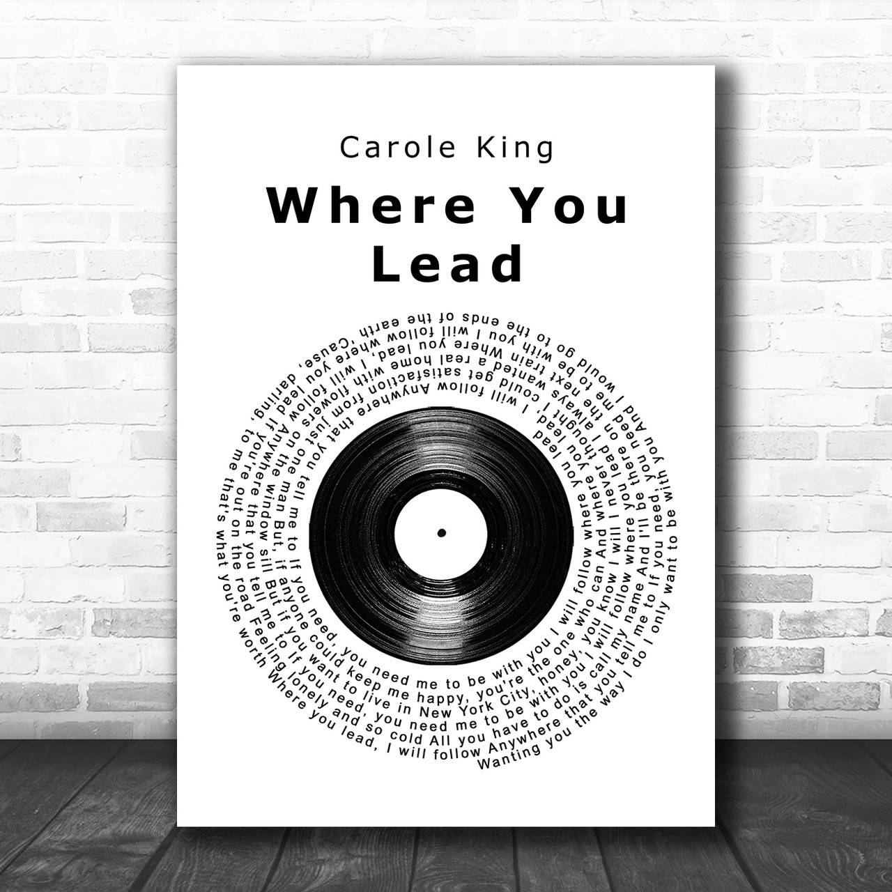 Carole King Where You Lead Wallpaper