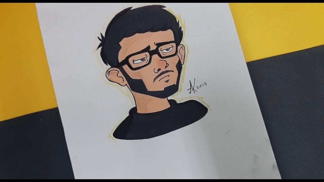 Carryminati Drawing Wallpaper