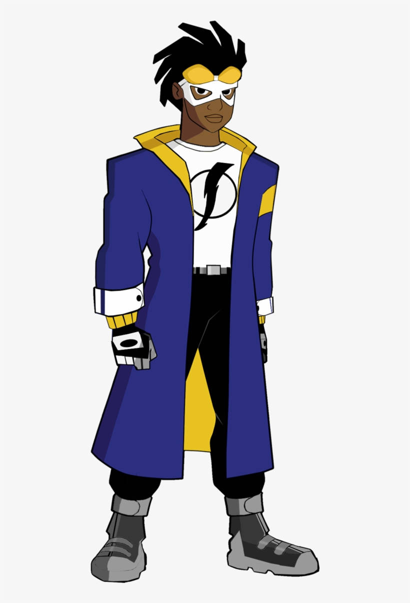 Cartoon Static Shock Portrait Wallpaper