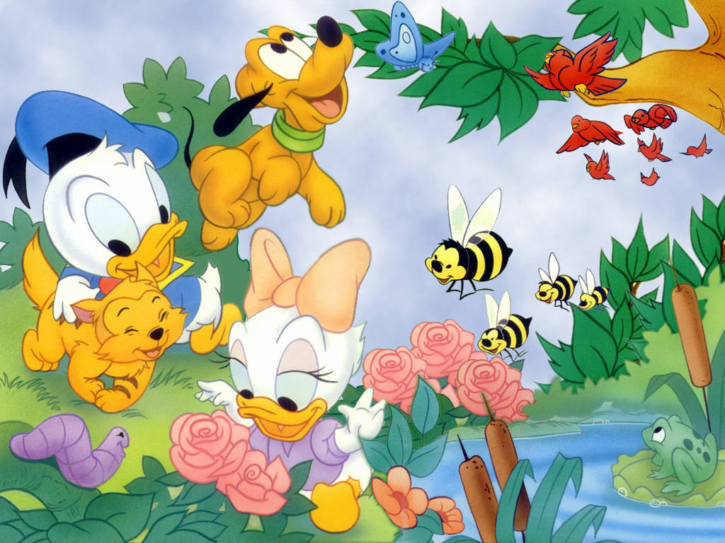 Cartoons Donald Duck And Friends Wallpaper