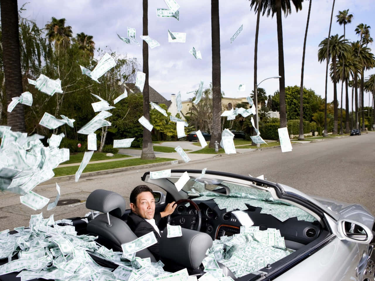 Cash Windfall Convertible Ride Wallpaper