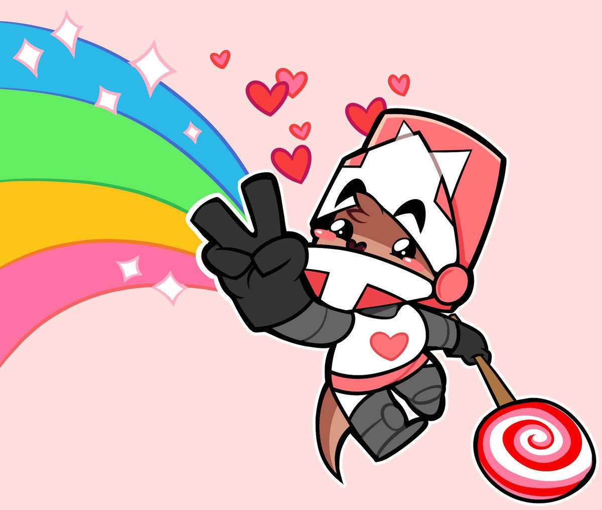 Castle Crashers Sweet Pink Knight Wallpaper