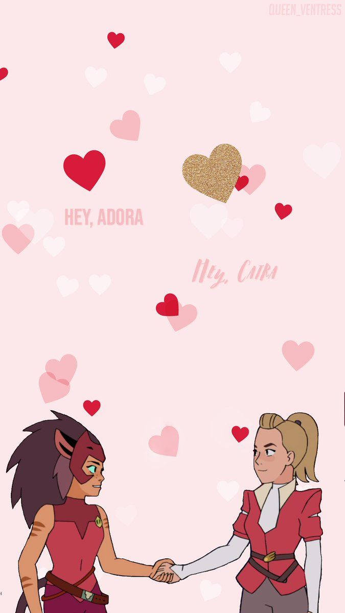 Catra And Adora's Epic Adventure Wallpaper