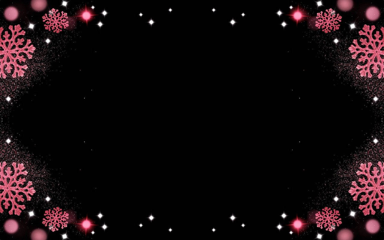 Celebrate A Black Christmas Wallpaper