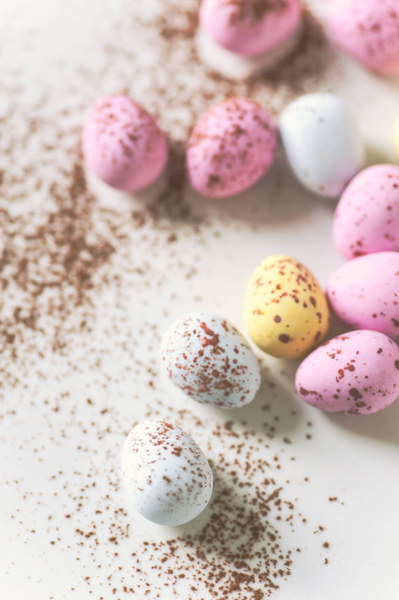 Celebrate Easter With Chocolate-covered Eggs! Wallpaper
