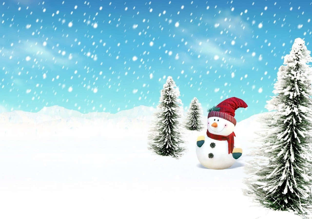Celebrate The Festive Season With Cool Christmas Lighting Wallpaper